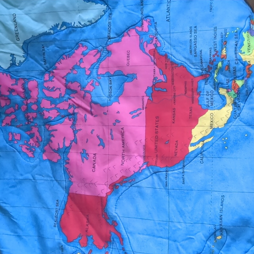World Map Quilt